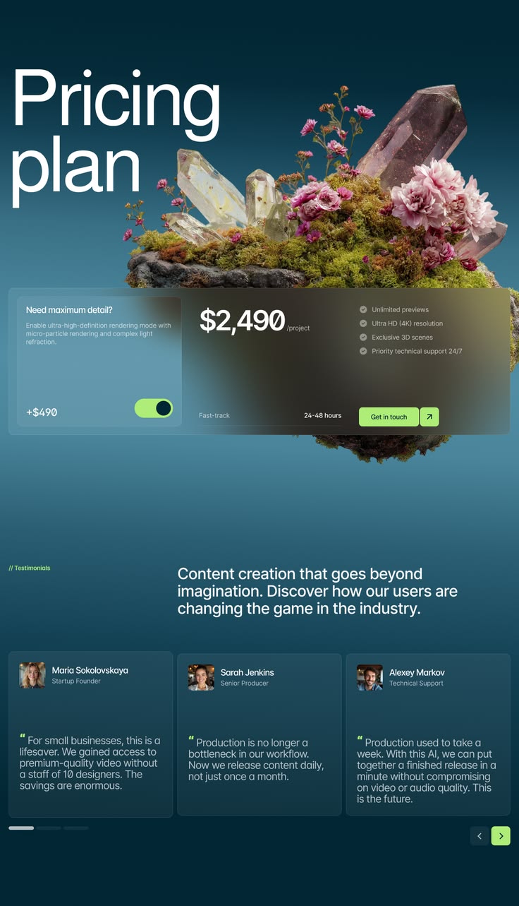 Visual experiments project